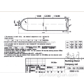 34crmo4 20l Argon Cylinder 300 bares